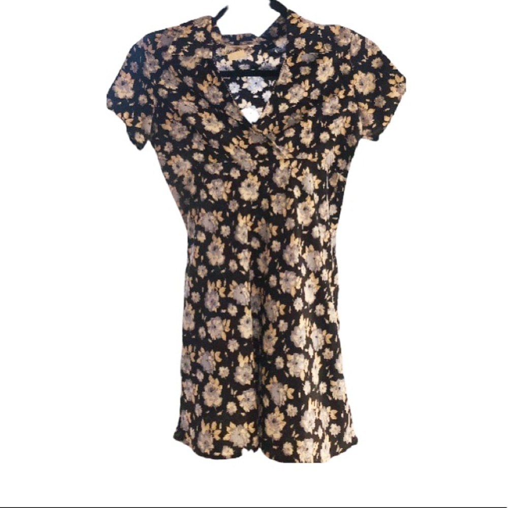 Concepts & Design Vintage Floral Print Midi Dress